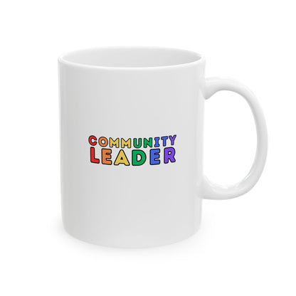 Community Leader Rainbow Ceramic Mug, (11oz, 15oz)