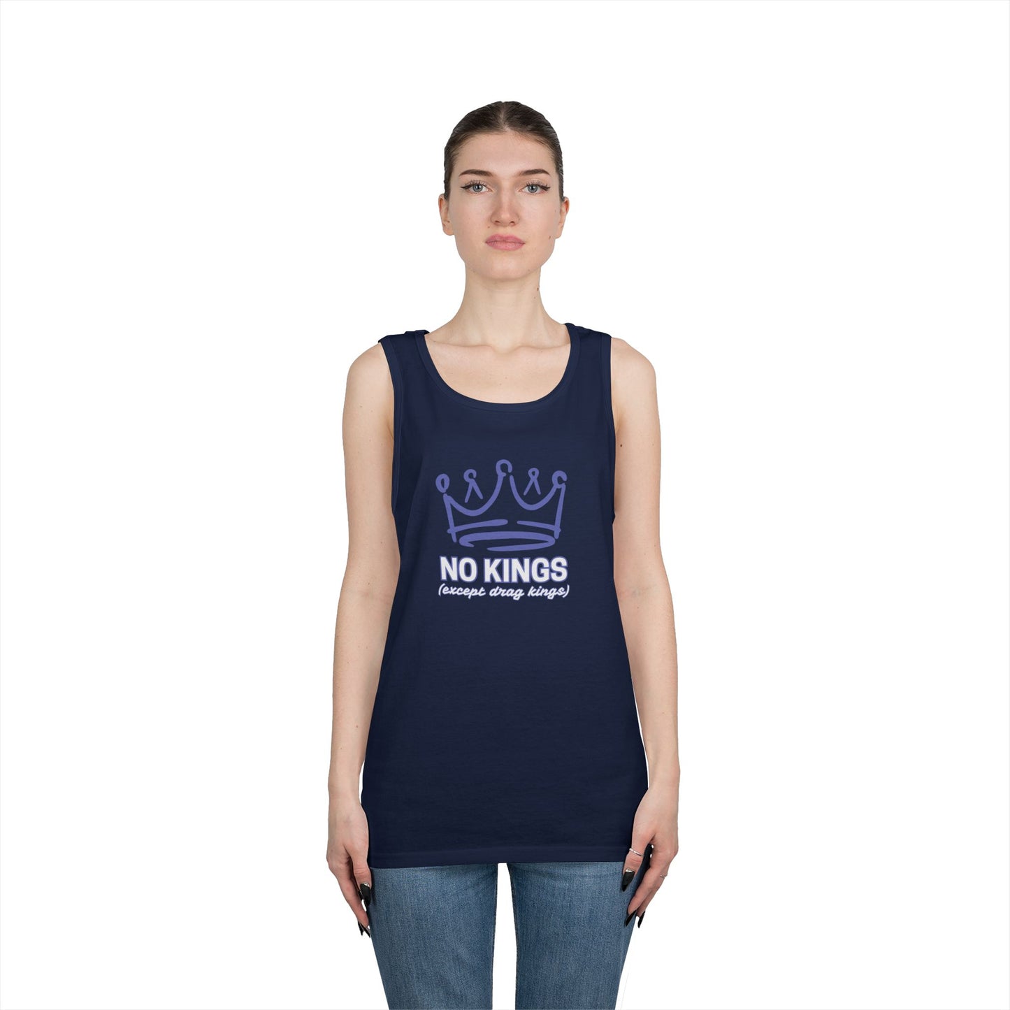 No Kings Except Drag Kings Unisex Heavy Cotton Tank Top
