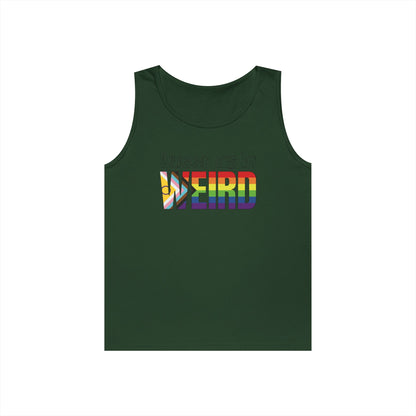 Queer As In Weird Unisex Heavy Cotton Tank Top