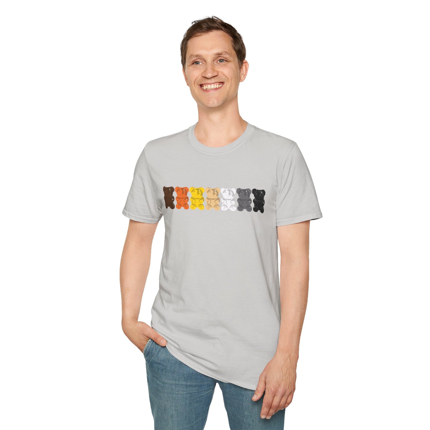 Bear Pride Gummy Bears Unisex Softstyle T-Shirt