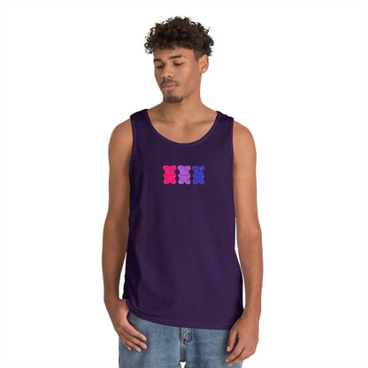 Bisexual Pride Gummy Bears Unisex Heavy Cotton Tank Top