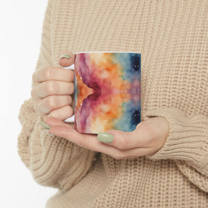 Watercolor Galaxy Ceramic Mug, (11oz, 15oz)