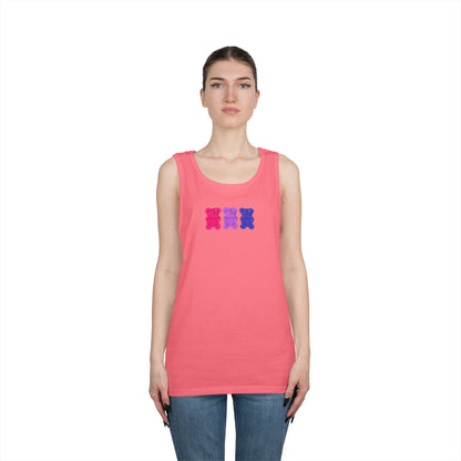 Bisexual Pride Gummy Bears Unisex Heavy Cotton Tank Top