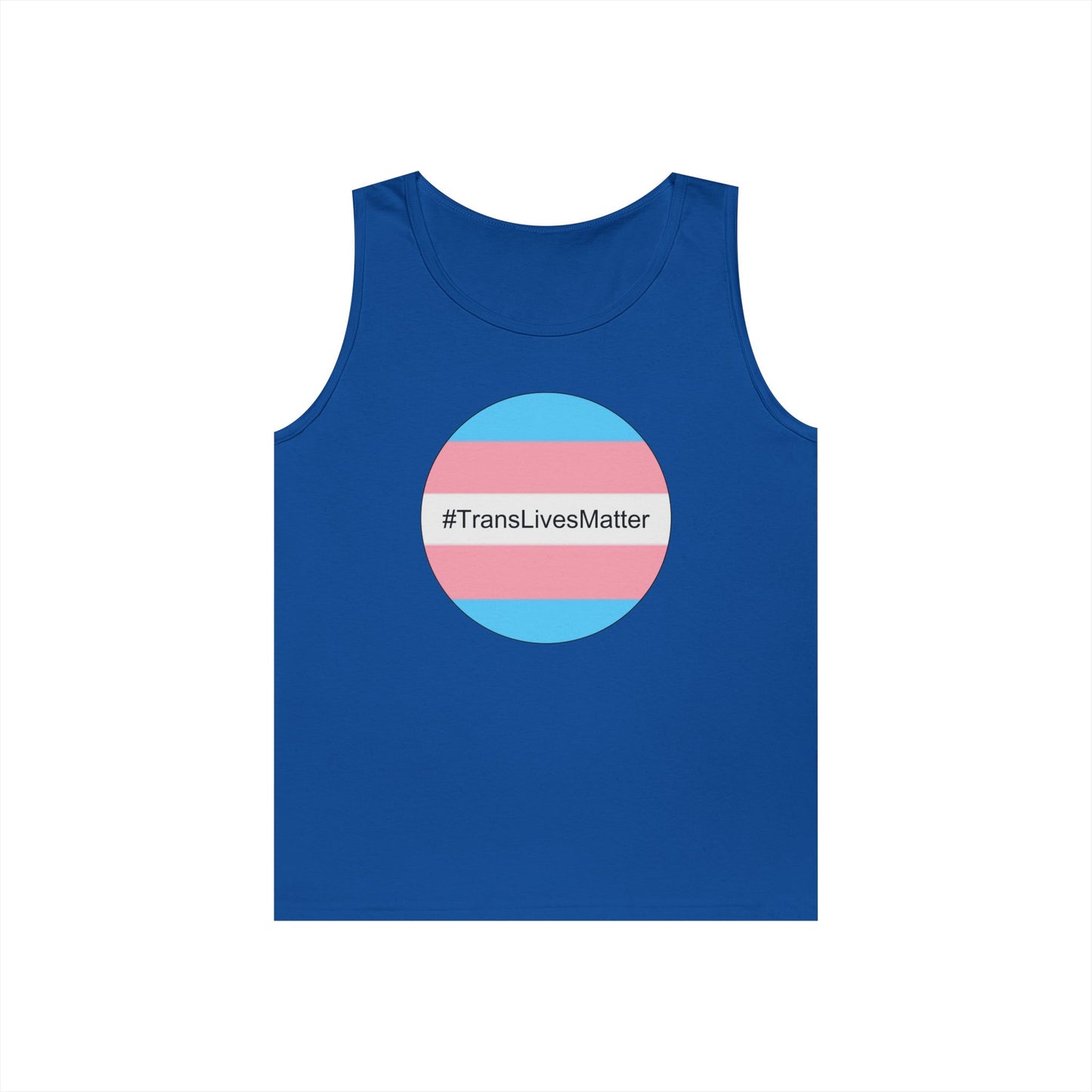 Trans Lives Matter Unisex Heavy Cotton Tank Top