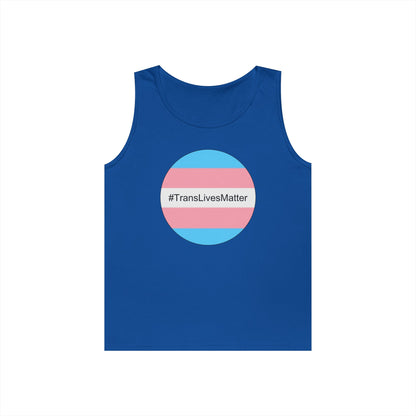 Trans Lives Matter Unisex Heavy Cotton Tank Top
