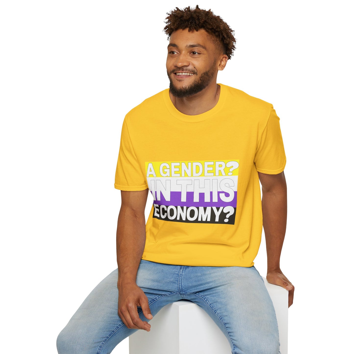 A Gender In This Economy Pride Unisex Softstyle T-Shirt