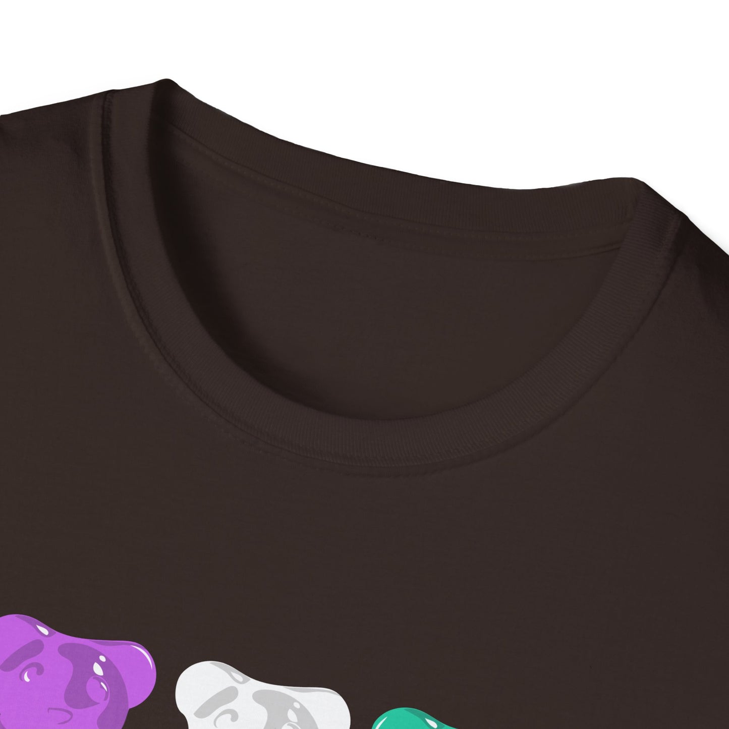 Genderqueer Pride Gummy Bears Unisex Softstyle T-Shirt