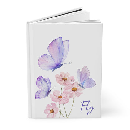 Butterfly Fly Hardcover Journal Matte
