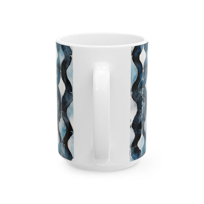 Watercolor Links Ceramic Mug, (11oz, 15oz)
