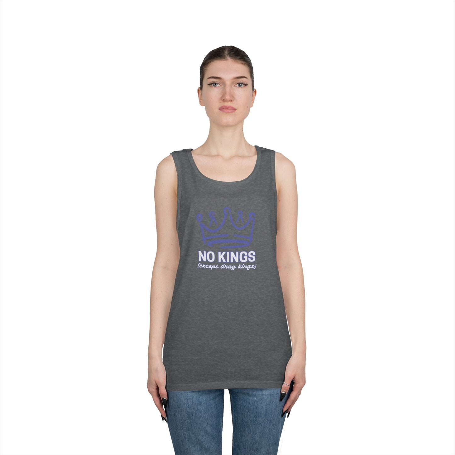 No Kings Except Drag Kings Unisex Heavy Cotton Tank Top