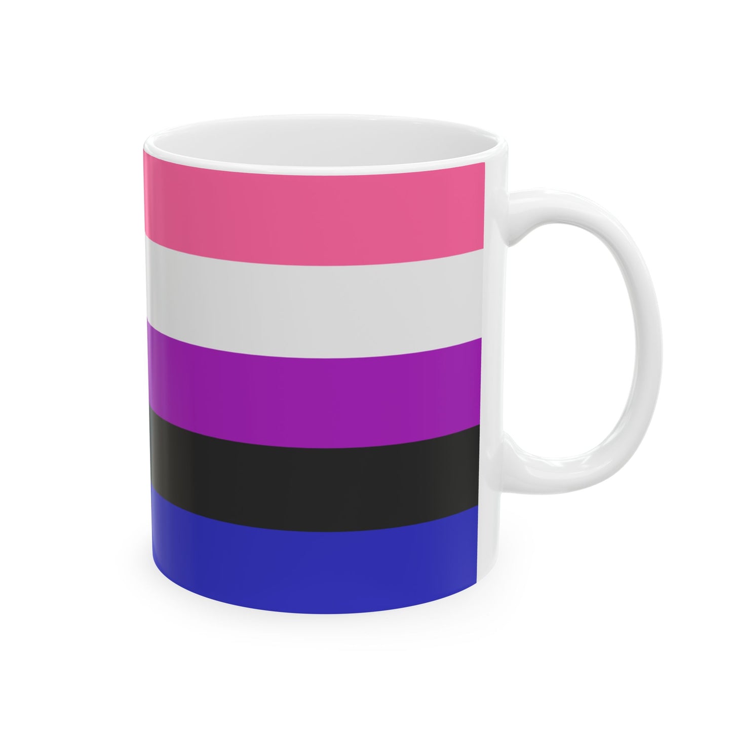 Genderfluid Pride Flag Coffee Mug (11oz/15oz)