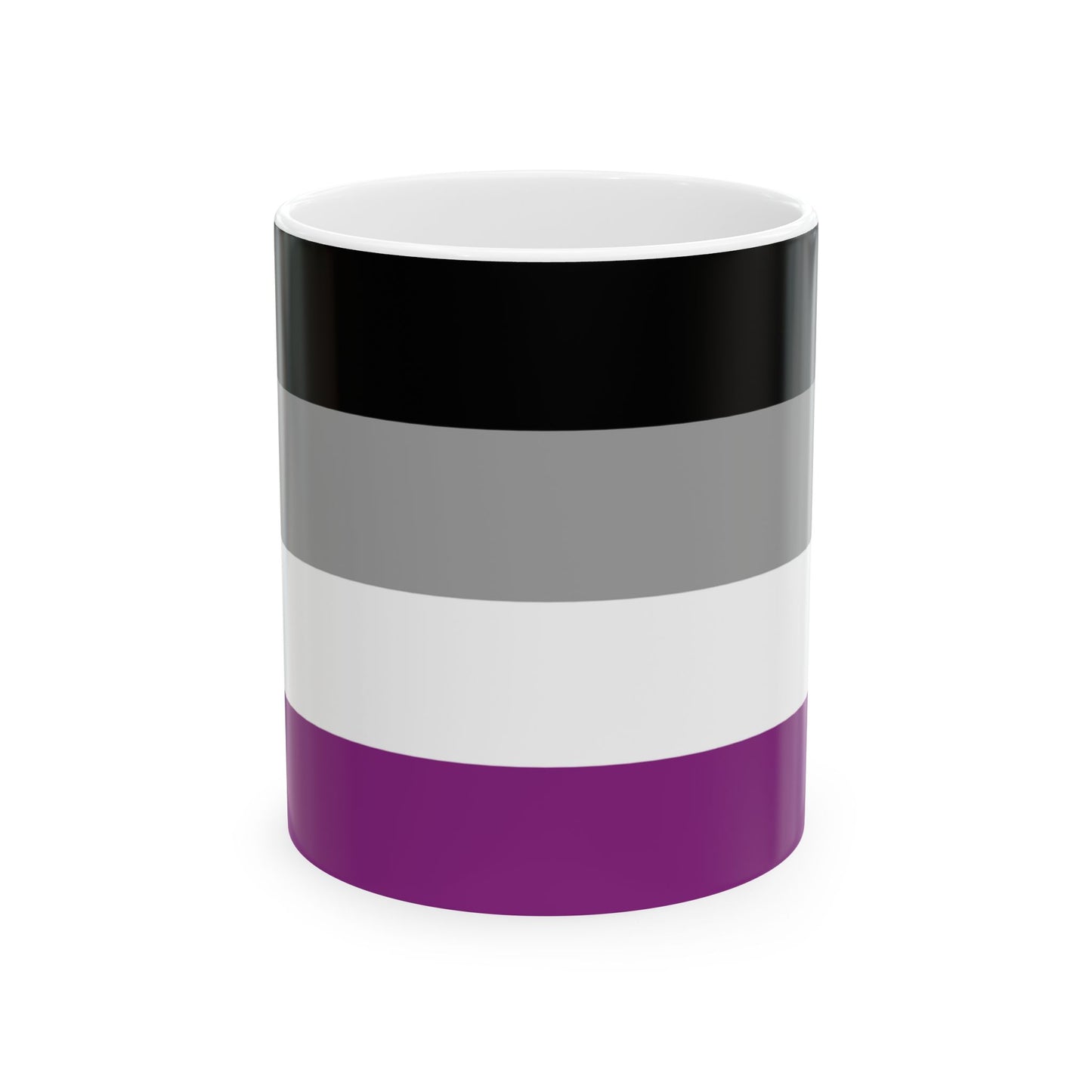 Asexual Pride Flag Coffee Mug (11oz/15oz)
