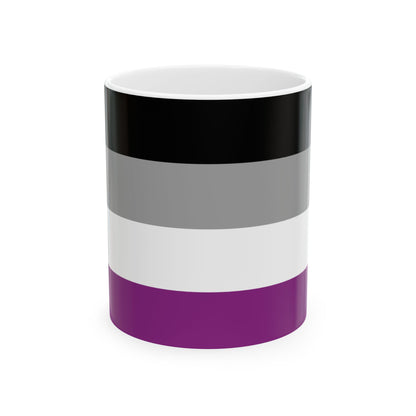 Asexual Pride Flag Coffee Mug (11oz/15oz)