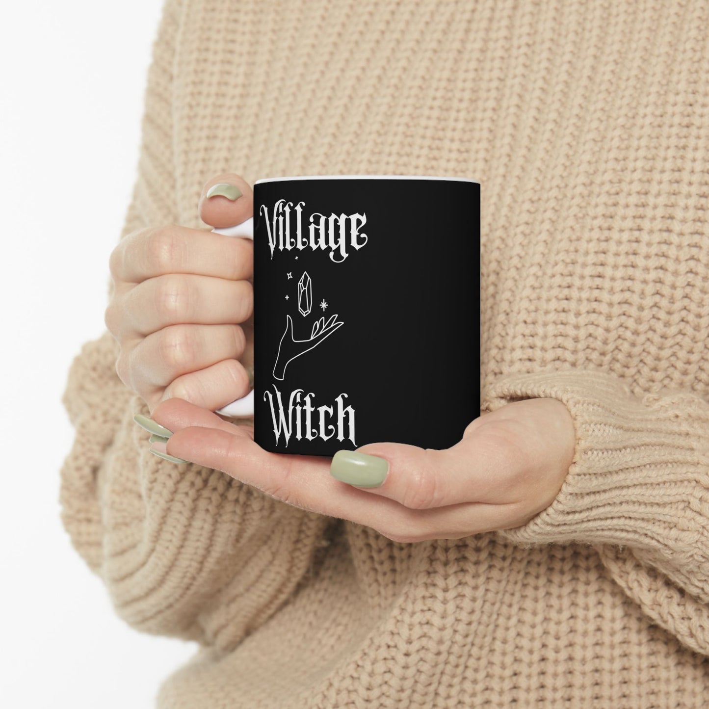 Village Witch Ceramic Mug, (11oz, 15oz)