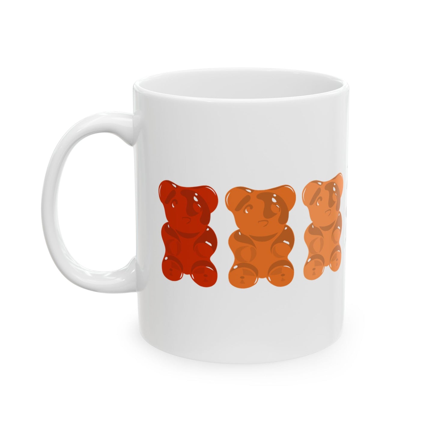 Lesbian Pride Gummy Bears Coffee Mug (11oz/15oz)