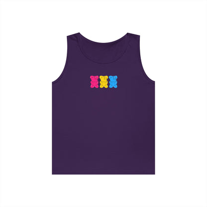 Pansexual Pride Gummy Bears Unisex Heavy Cotton Tank Top