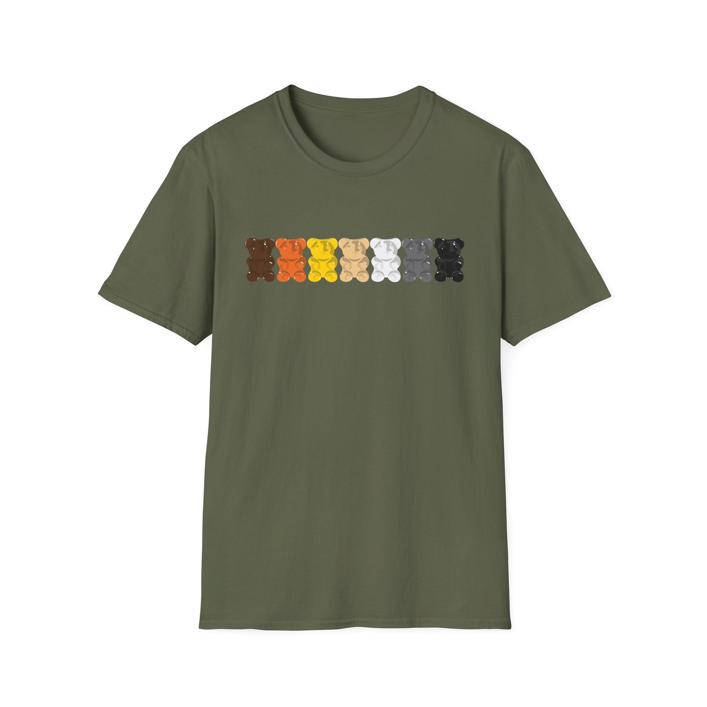 Bear Pride Gummy Bears Unisex Softstyle T-Shirt