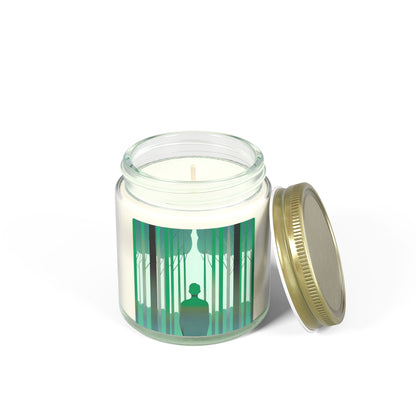 Forest of Mindfulness Scented Candles, Coconut Apricot Wax (4oz, 9oz)