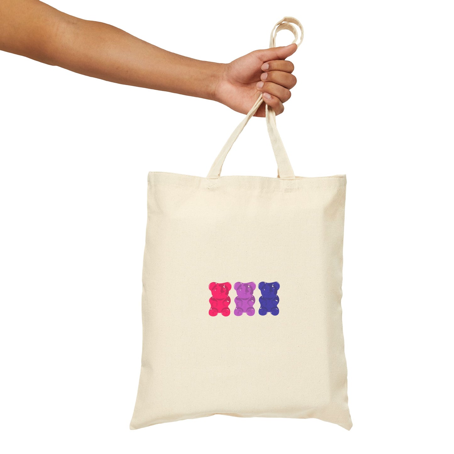 Bisexual Pride Gummy Bears Canvas Tote