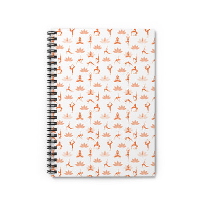 Yoga Spiral Notebook - Ruled Line