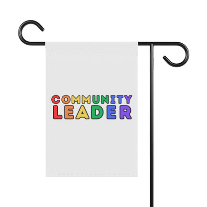 Community Leader Rainbow Garden Flag