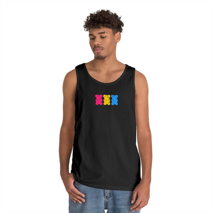 Pansexual Pride Gummy Bears Unisex Heavy Cotton Tank Top