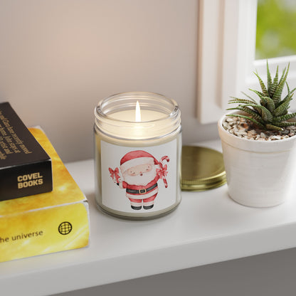 Santa Claus Scented Candles, Coconut Apricot Wax (4oz, 9oz)
