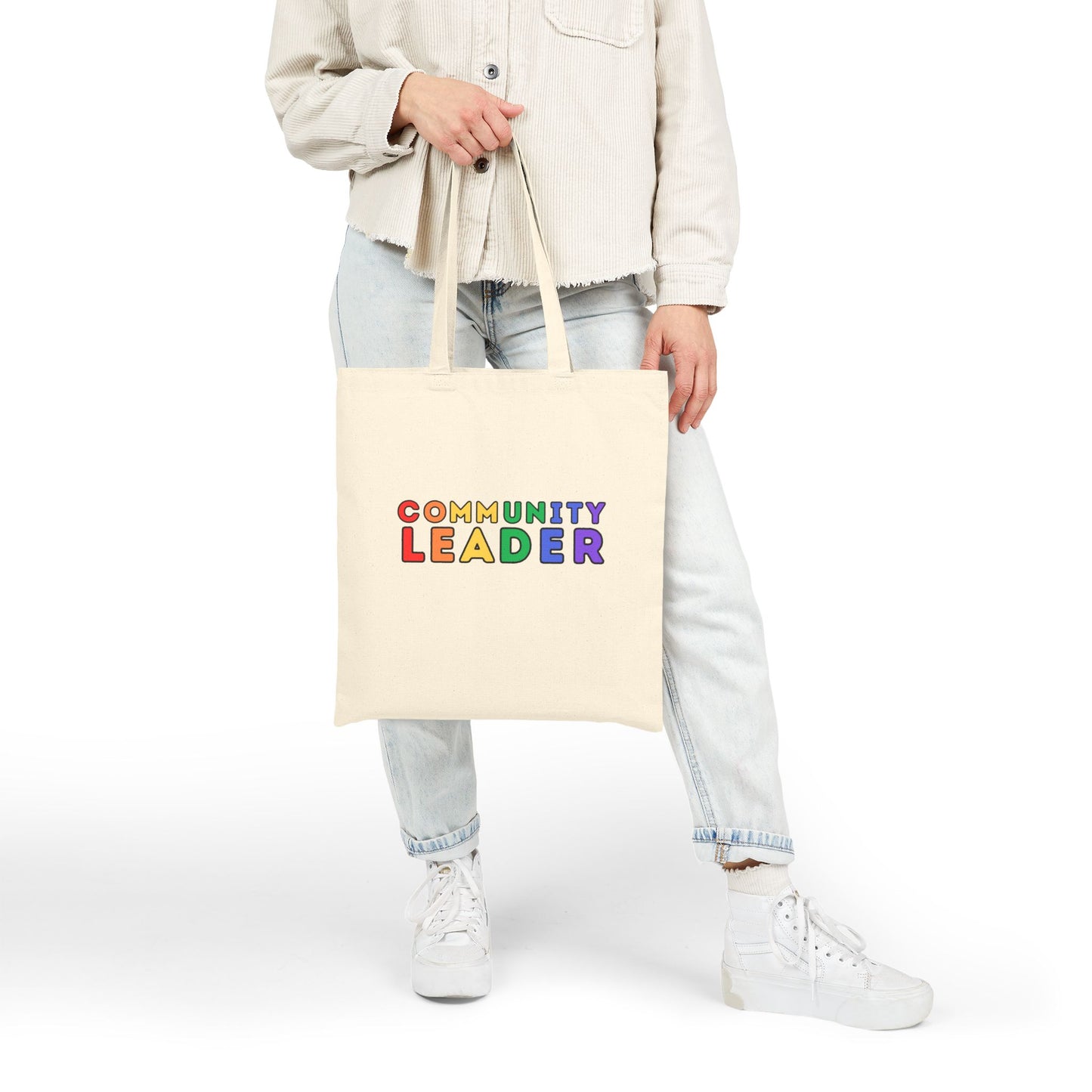 Community Leader Pride Canvas Tote