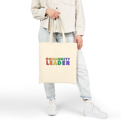 Community Leader Pride Canvas Tote