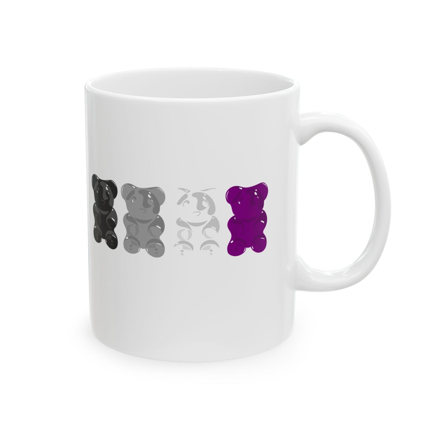 Asexual Pride Gummy Bears Coffee Mug (11oz/15oz)