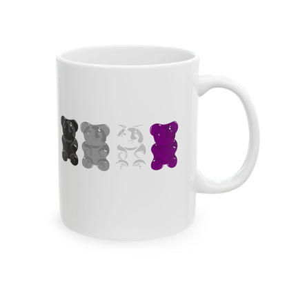 Asexual Pride Gummy Bears Coffee Mug (11oz/15oz)