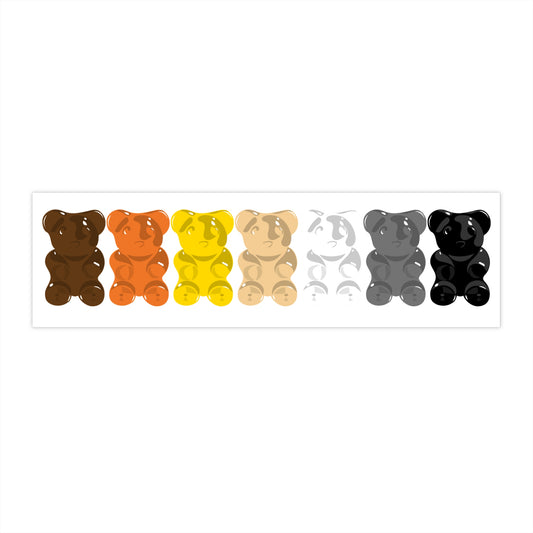 Bear Pride Gummy Bears Bumper Stickers