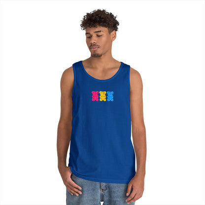 Pansexual Pride Gummy Bears Unisex Heavy Cotton Tank Top