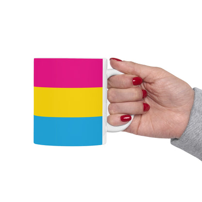 Pansexual Pride Flag Coffee Mug (11oz/15oz)