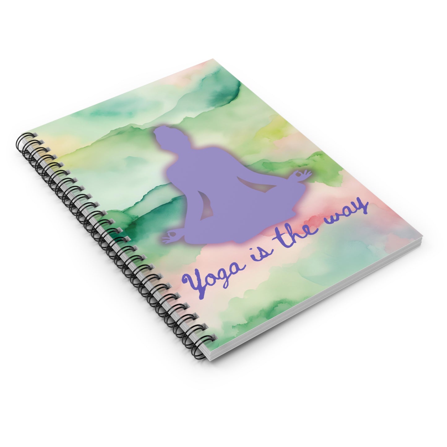 Yoga Is The Way Spiral Notebook - Ruled Line