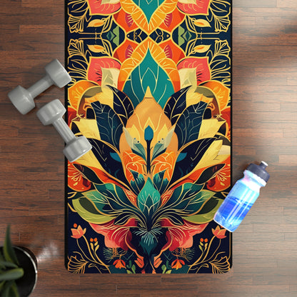Lotus Blossom Expanding Rubber Yoga Mat