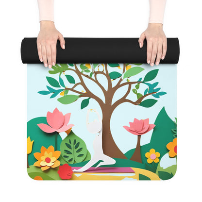 Tree of Life Rubber Yoga Mat
