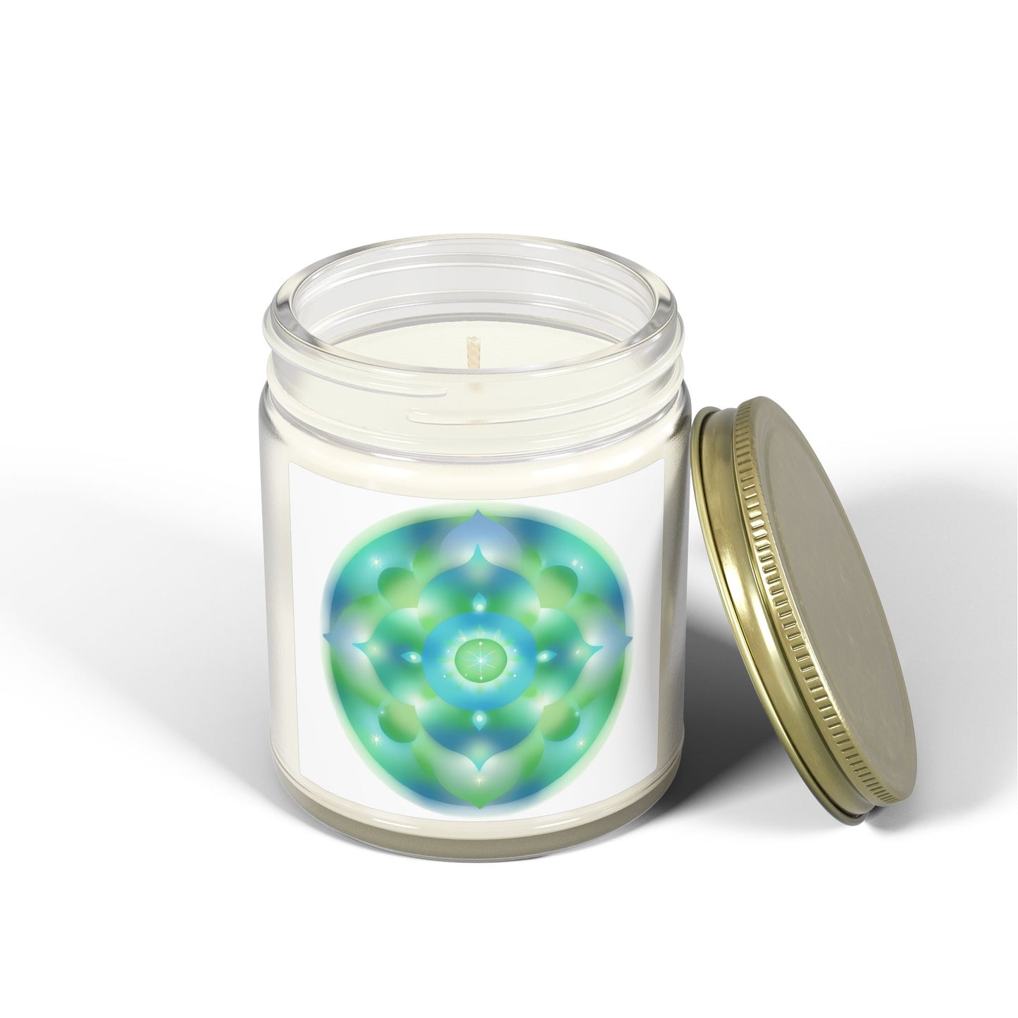 Dreamy Mandala Scented Candles, Coconut Apricot Wax (4oz, 9oz)