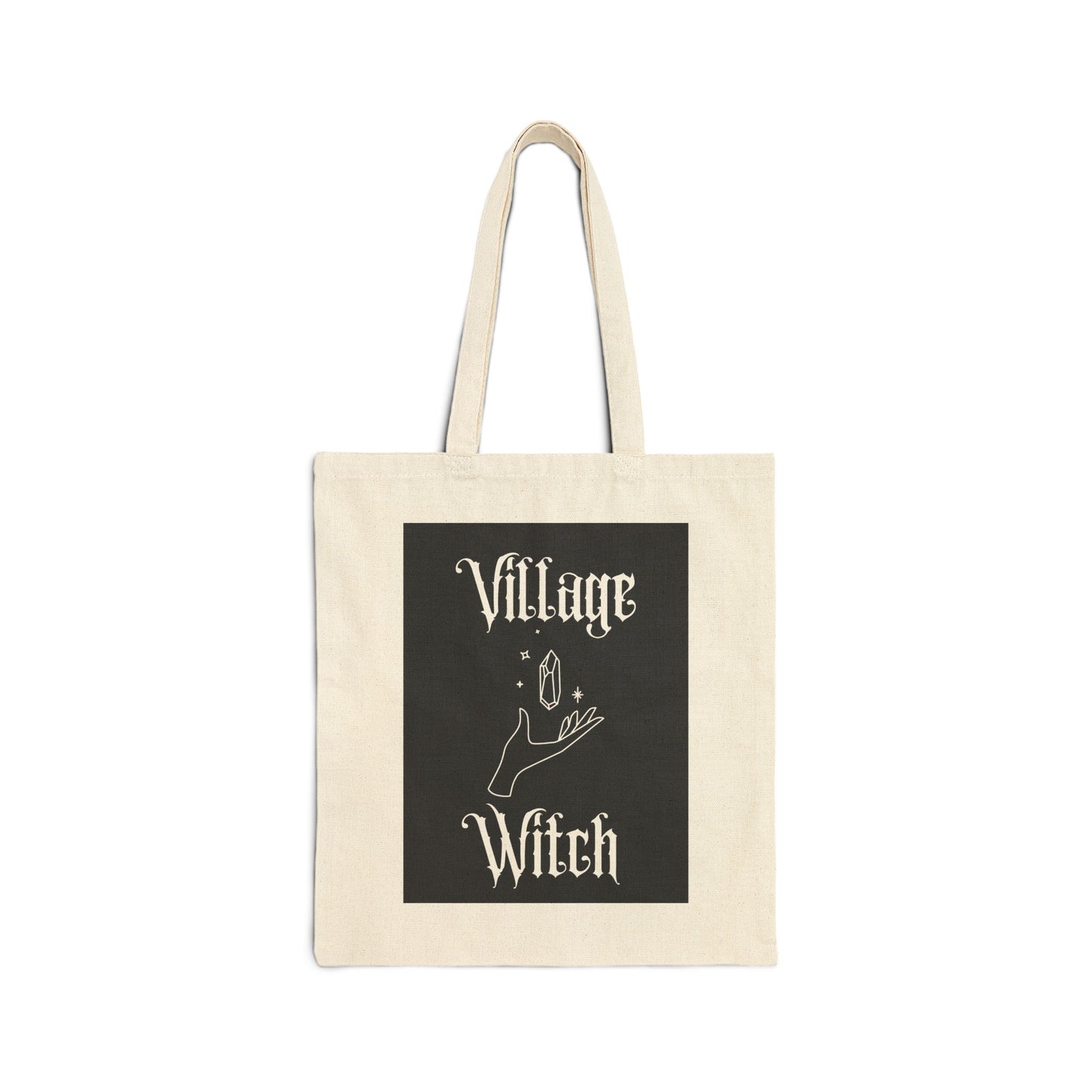 Village Witch Cotton Canvas Tote Bag
