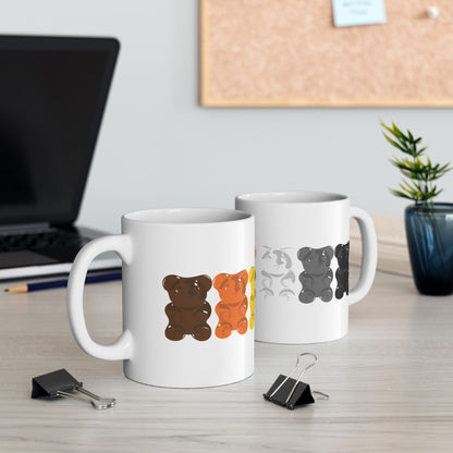 Bear Pride Gummy Bears Coffee Mug (11oz/15oz)