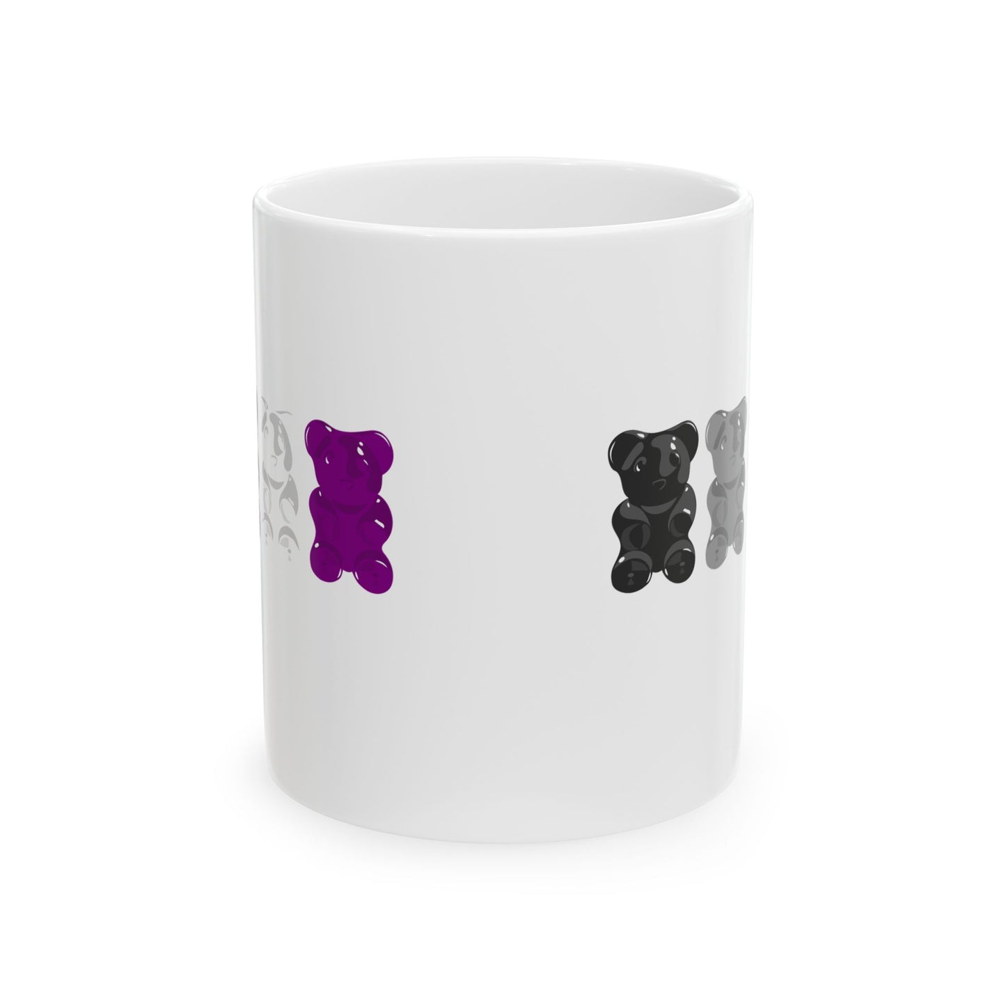 Asexual Pride Gummy Bears Coffee Mug (11oz/15oz)