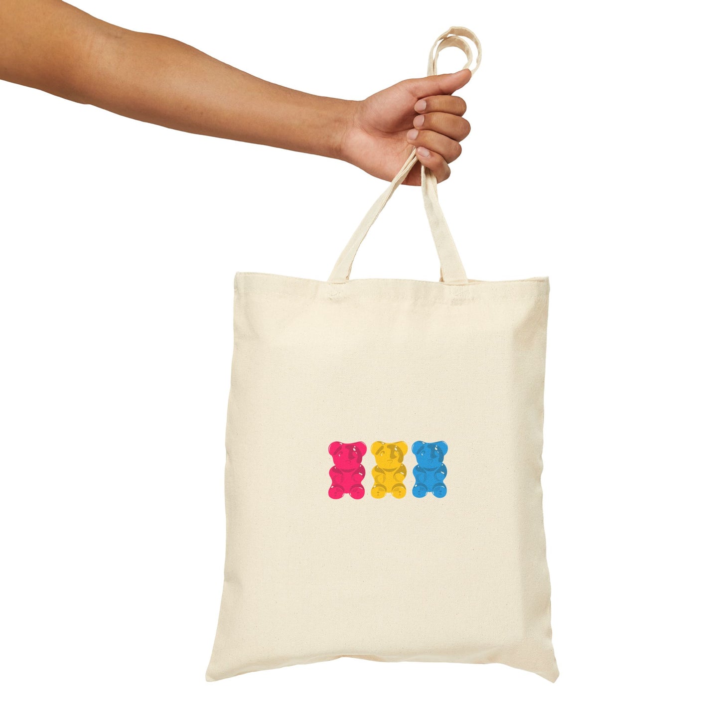 Pansexual Pride Gummy Bears Canvas Tote
