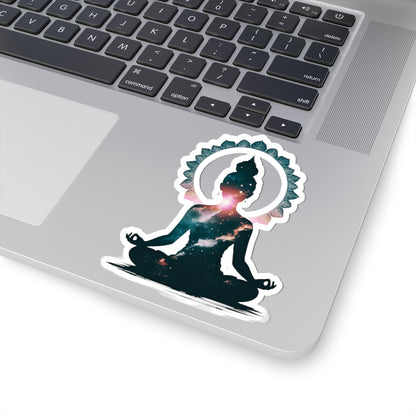 Yoga Meditation Kiss-Cut Stickers