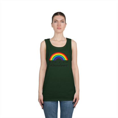 In June We Wear Rainbows Unisex Heavy Cotton Tank Top