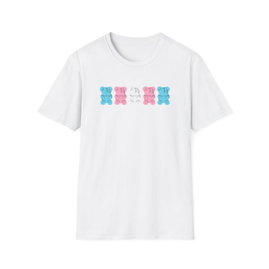 Trans Pride Gummy Bears Unisex Softstyle T-Shirt