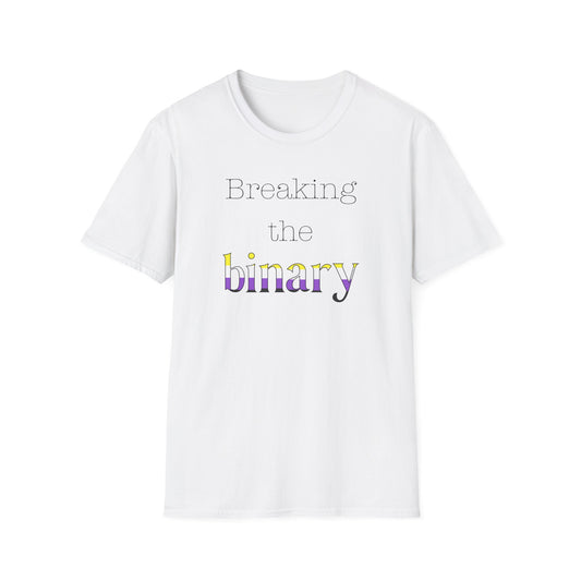 Breaking the Binary Pride Unisex Softstyle T-Shirt
