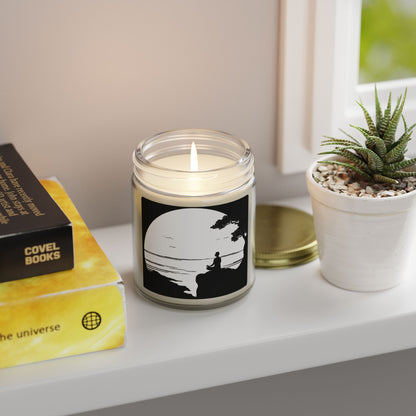 Lakeside Meditation Scented Candles, Coconut Apricot Wax (4oz, 9oz)