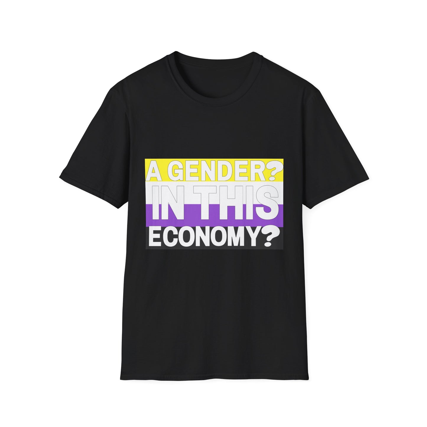 A Gender In This Economy Pride Unisex Softstyle T-Shirt