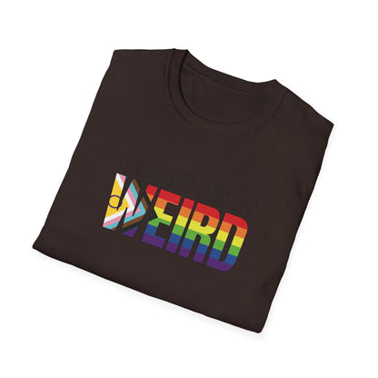 Queer As In Weird Unisex Softstyle T-Shirt