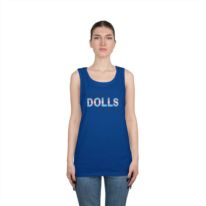 Protect the Dolls Including the Kens Unisex Heavy Cotton Tank Top